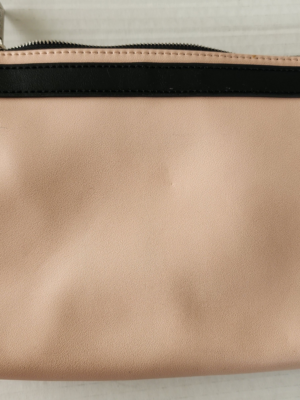 Kendall + Kylie Blush Pink Wristlet Clutch | Minimalist Vegan Leather Pouch - Picture 3 of 5